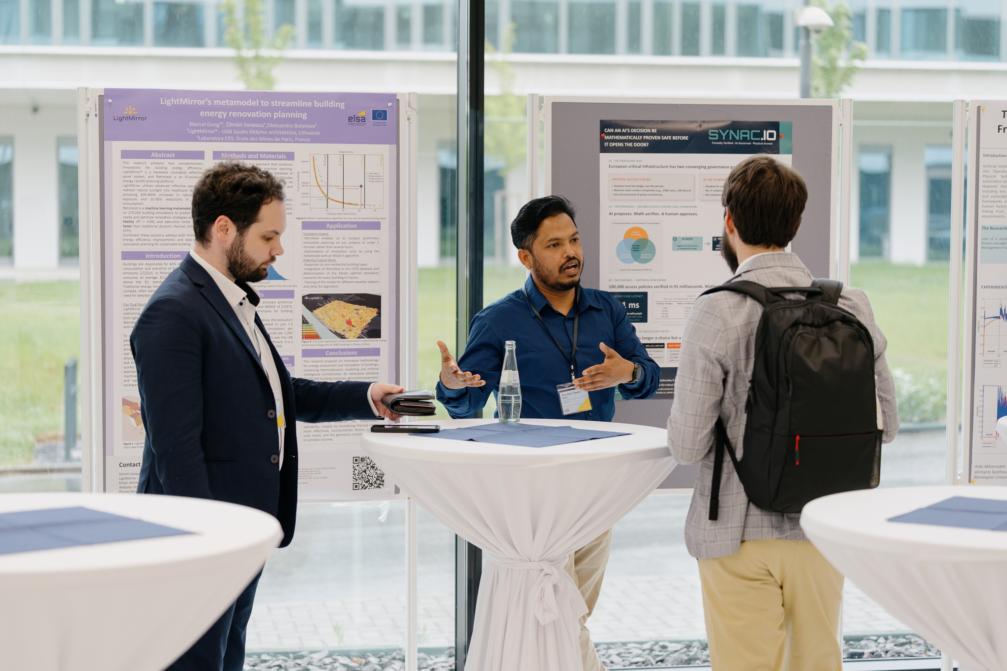 SYNAC.IO presenting its poster at the ELSA General Assembly 2026